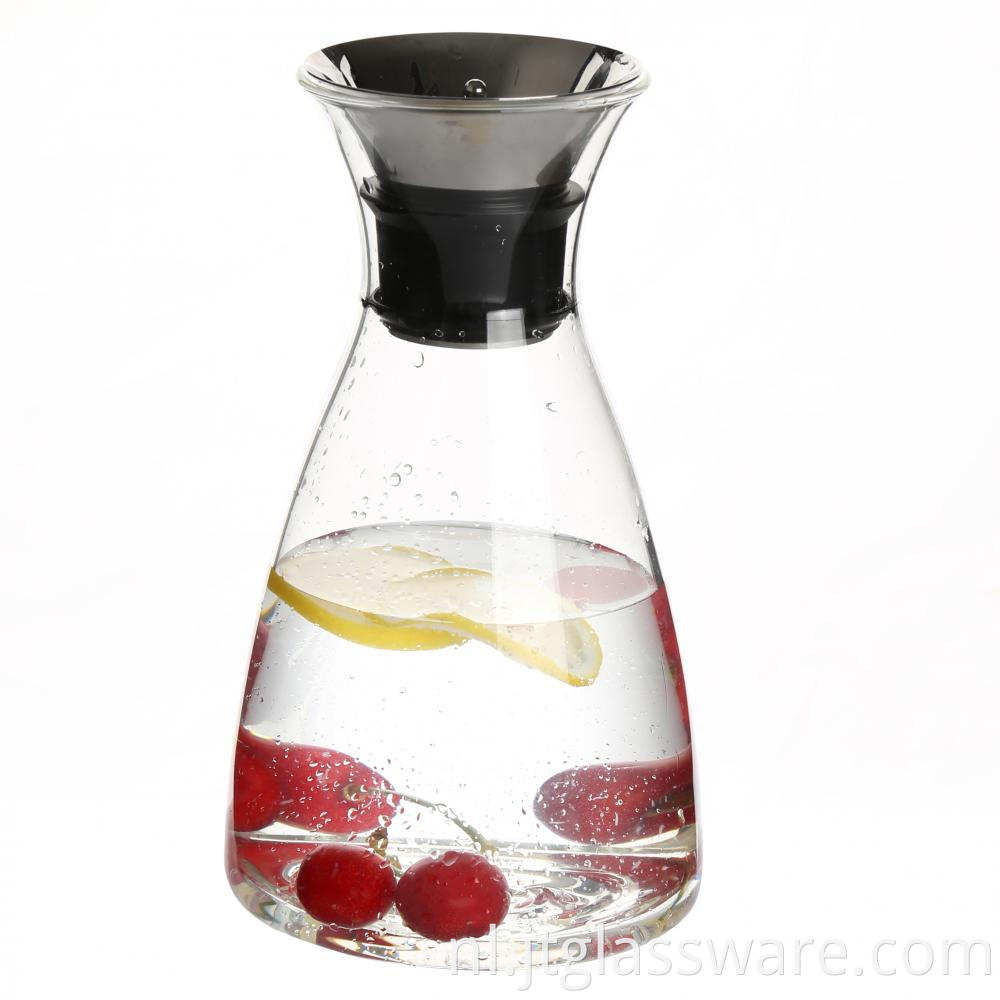 Clear Glass Water Filter Pitcher